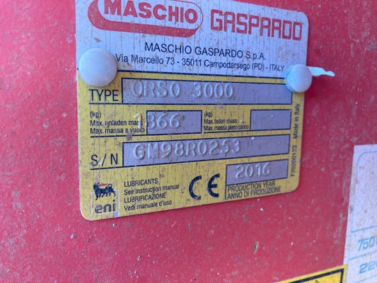 Semoir monograine MASCHIO GASPARDO Orso 3000+ Alitalia 300