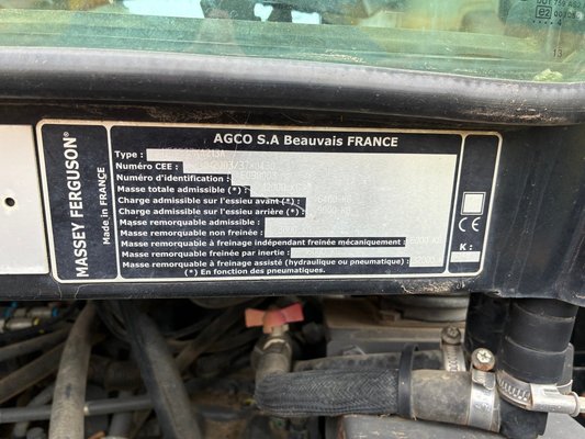 Tracteur agricole Massey Ferguson 7620