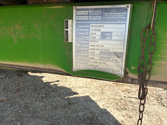 Pulvérisateur traîné Seguip SVX 320 S