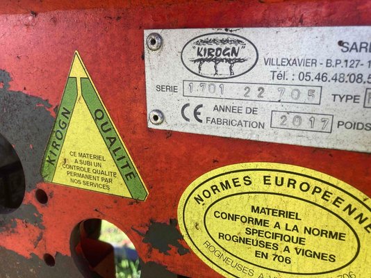 Élément coupe rogneuse Kirogn ATH503219