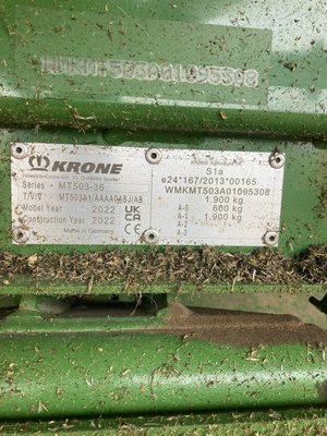 Faucheuse conditionneuse Krone Easycut TC 320 cv