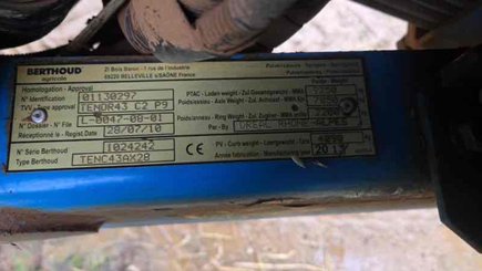 Pulvérisateur traîné Berthoud TENOR4346 - 1