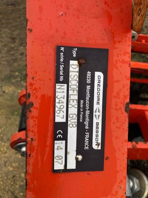 Déchaumeur à dents / Chisel Gregoire Besson DISCOFLEX GV  8